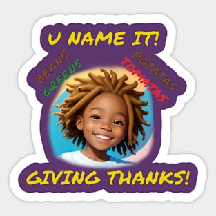 U NAME IT(SON) Sticker